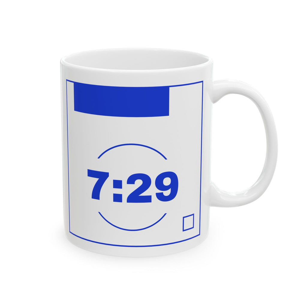 7:29 Blue Monday Mug