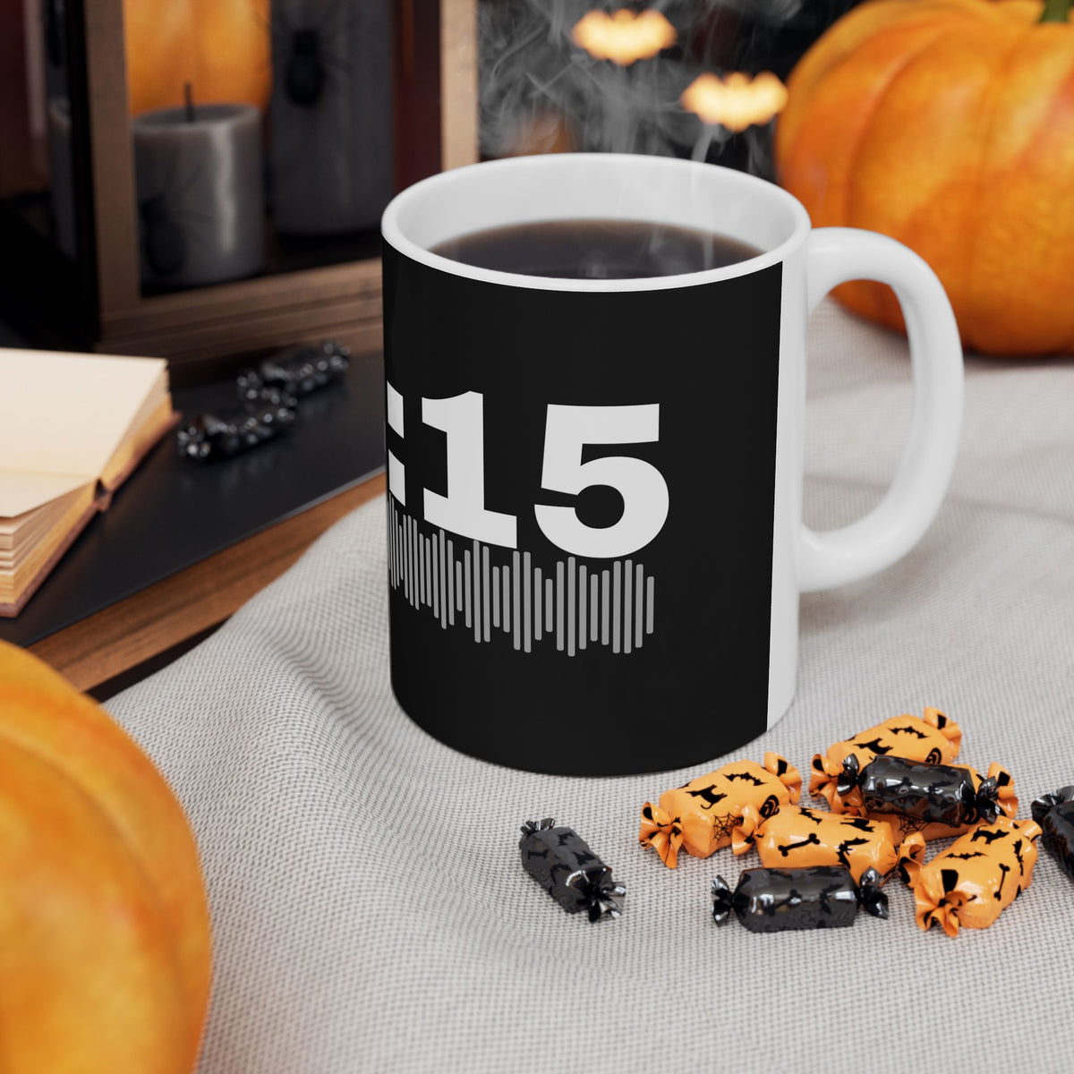 4:15 Back in Black Mug