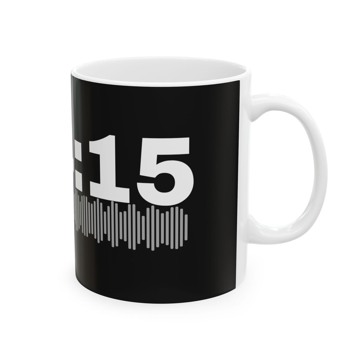 4:15 Back in Black Mug
