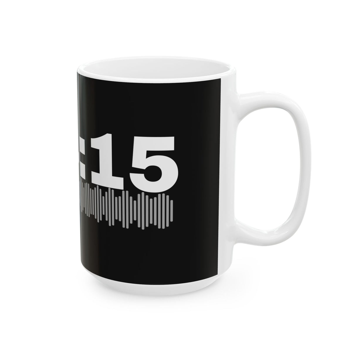 4:15 Back in Black Mug