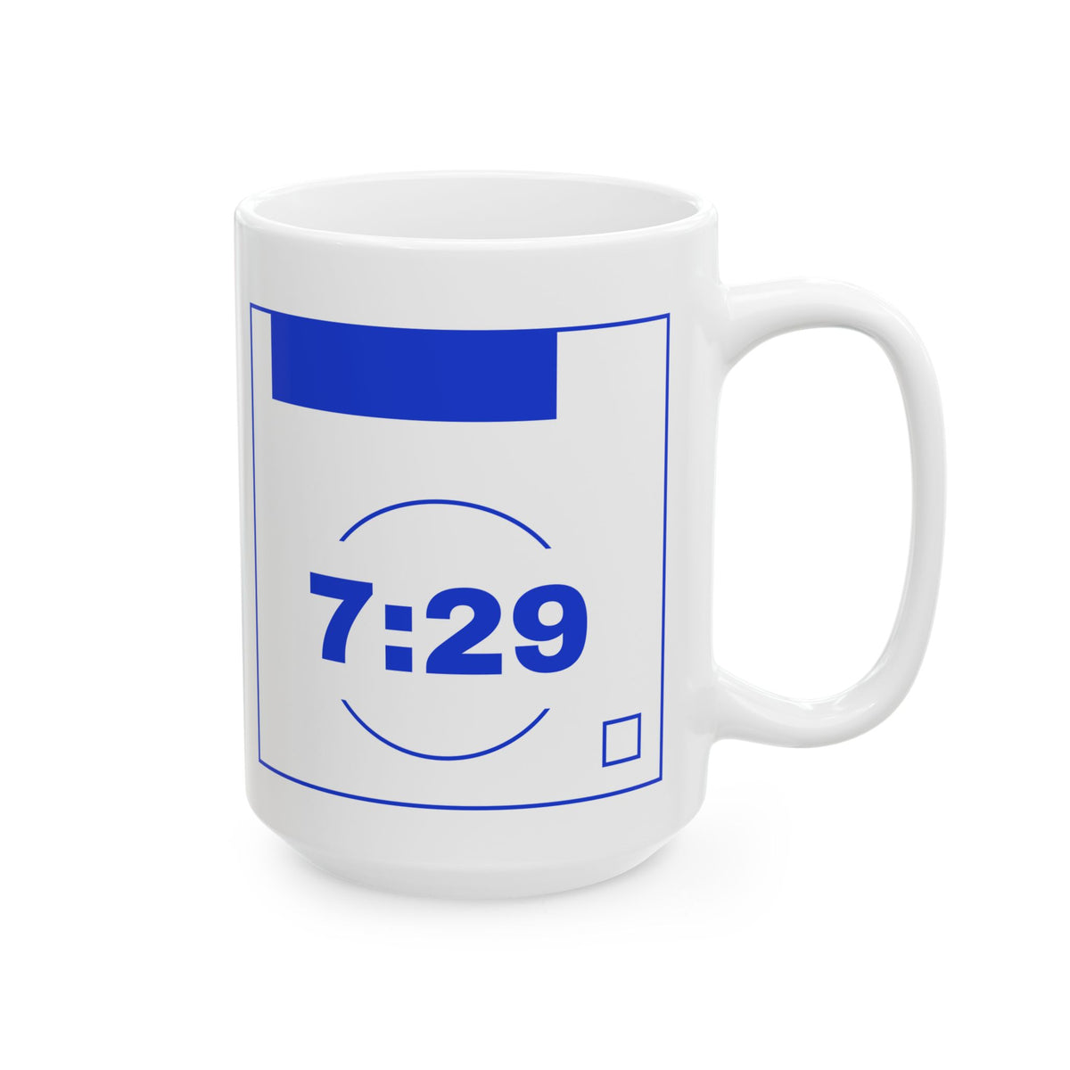7:29 Blue Monday Mug